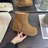 Botas Birkenstock 2026 Tendência Inverno Plus Veludo Quente Botas de Neve Femininas Sola Grossa Antiderrapante Botas de Cano Curto Sapatos de Algodão Botas que Aumentam a Altura