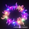 Guirnalda Brillante Cabeza de Ángel Hada Flor Pluma Diadema Nuevo Felpa Celebridad de Internet Tocado Juguete Luminoso Venta al por Mayor
