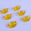 Adornos de lingotes de cristal, cornucopia de lingotes de oro, lingotes pequeños, esmalte de colores, adornos comerciales, pequeños regalos decorativos para inauguración de la casa.