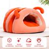 Nido para mascotas Caterpillar invierno cálido nido para gatos linda casa para perros cerrado antideslizante nido para gatos fabricante en stock