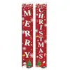 Amazon Transfronterizo Nuevo Couplet Navideño Decoración para Fiesta Navideña Bandera Colgante de Atmósfera Decoración de Porche Cascanueces