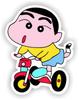Broche Acrílico Insignia de Estudiante Anime Crayon Shin-Chan Ropa Pin Periférico Anime Accesorios Acrílicos