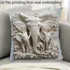 Funda de Almohada de Gato Más Vendida de Temu, Funda de Cojín Decorativa para el Hogar de Animales Linda y Divertida, Hecha a Medida y Disponible para Dropshipping