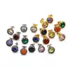 Brincos de titânio com borda irregular retrô e incrustados com diamantes redondos, moda fria para homens e mulheres