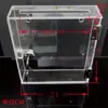 Caja de Opiniones Transparente Frosted de Acrílico con Cerradura Ultradelgada Montada en Pared Caja para Billetes Pequeña Caja para Billetes de Desecho Caja para Documentos de Reciclaje