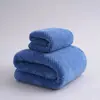 [Suministro Transfronterizo] Juego de Toallas a Cuadros de Piña, Toalla de Baño de Forro Polar Coral, Toalla Facial Lisa, Toalla de Baño Absorbente