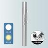 Linterna LED de Doble Luz Blanca y Amarilla, Recargable por USB, Acero Inoxidable, Bolígrafo Pupil, Luz Oral para Enfermera, Recargable
