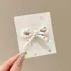 Pinza Lateral Versátil Estilo Ins Nueva Moda Linda Pinza para el Cabello para Mujeres Dulce Sensación de Alta Gama Pinza Recta Yiwu Pequeño Artículo