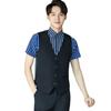 Chaleco de manga corta de verano para hombres y mujeres, ropa de trabajo para hoteles, restaurantes occidentales, hot pot, bares, karaokes, ropa de trabajo de camarero