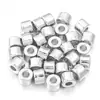Acessórios para joias DIY cor plástico CCB contas pulseira colar contas contas soltas contas douradas contas com furo grande atacado