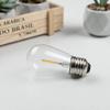 S14 Cañón de Luz LED de Plástico Lámpara de Filamento Edison 2700K Luz Cálida E27 Impermeable Ahorro de Energía Cadena de Luces de Respaldo St45