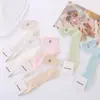 Calcetines Bajos de Algodón de Seda Cristalina para Mujer, Calcetines de Verano Delgados Tipo Barco, Calcetines de Seda de Cristal Transpirables y Absorbentes de Sudor con Diseño de Oso Cassie