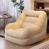 Sofá perezoso, popular silla de salón individual retro francesa para sala de estar, tapete de tatami, balcón, se puede usar para descansar o dormir, sofá pequeño