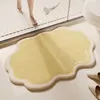 Alfombrilla de Suelo Especial para Baño tipo Cachemira Absorbente Resistente a la Suciedad Fácil de Cuidar Felpudo Hogareño para Baño Entrada de Puerta de Baño Alfombrilla Antideslizante
