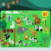 Amazon Transfronterizo Educación Temprana para Niños Tablero de Cuentos de Fieltro Estéreo 3D Tablero de Juego de Fieltro Educación de Entrenamiento para Niños Pequeños