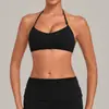 Sutiã Esportivo Cross-border com Bojo para Yoga Costas Nuas Alça no Pescoço Justo Roupa Íntima Esportiva Top para Corrida Fitness 6932