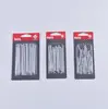 Juego de 120 piezas de tornillo para madera de clavo galvanizado sin cabeza y con cabeza redonda para uñas