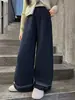 Pantalones de Forro Polar para Niñas 2026 Otoño/Invierno Niños Medianos y Grandes Pantalones Rectos de Pierna Ancha de Forro Polar de Una Pieza Pantalones Largos Engrosados Cálidos