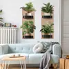 BR3448M simulación creativa plantas verdes tridimensionales en maceta pegatinas de pared autoadhesivas sala de estar dormitorio balcón pegatinas decorativas ocultadoras