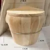 Cubo de madera arroz de madera arroz al vapor de madera cubo de arroz casero cedro cubo de madera comercial vaporera especial cubo de arroz de madera arroz al vapor