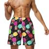 Pantalones Cortos Reductores de Edad para Hombre Verano Casual Sueltos Pantalones de Cinco Puntos para Hombre Moda Versátil de Longitud Media Pantalones de Playa Impresión Digital