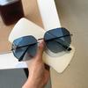 2026 Nuevas Gafas de Sol Poligonales para Conducir para Hombre con Protección UV Gafas de Sol Degradado Azul de Verano para Mujer