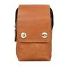 Jiameda Bolso de Cintura Retro de Cuero Genuino para Hombre, Bolso para Teléfono Móvil, Bolso Deportivo de Cintura para Colgar, Estuche para Cigarrillos, Bolsa de Almacenamiento para Encendedor