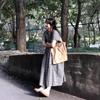 Verano Nuevo Estilo 2024 Estilo Coreano Diseño Holgado Look Adelgazante Vestido de Cuadros Camisa de Manga Corta para Mujer Pequeño Mediano