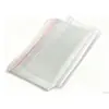 Bolsa Autoadhesiva OPP Venta al por Mayor de Manchas Transparente Boca Plana Plástico Autosellable Bolsa Autoadhesiva Bolsa para Empaque de Ropa Bolsa Autoadhesiva