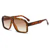 2025 Nueva Moda Europea y Americana para Hombres y Mujeres Gafas de Sol de Marco Grande Transfronterizas Retro Piloto de Gama Alta Gafas de Sol de Carey