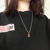 Collar con colgante de astronauta con actividad de hip hop multicapa, cadena de suéter personalizada a la moda