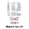 Adequado para Ninjutso ninja Sora v2 adesivos antiderrapantes mouse quatro deus besta OOX adesivos absorventes de suor V2 adesivos para os pés com tudo incluído