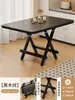 Mesa Plegable, Mesa Pequeña Portátil para Apartamentos de Alquiler, Mesa de Comedor para el Hogar, Mesa Cuadrada, Mesa Pequeña para Montar Puestos
