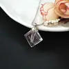 Pingente DIY de Cabelo Fetal Abridor Garrafa Pequena de Cristal e Cinábrio Pingente Garrafa Pequena de Perfume Rosa Garrafa de Óleo Essencial Acessórios Decorativos