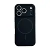Adequado para Capa de Celular Iphone17, Capa de Silicone Líquido com Anel Magnético Fino, Capa Protetora Anti-Queda com Sensação de Pele Apple 16Promax 14