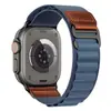 Adequado para Apple iWatch Se/Ultra Pulseira de Couro Retro Alpine Compatível com 987654 Respirável e à Prova de Suor Couro Genuíno