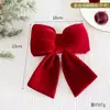 Natal Vinho Veludo Vermelho Bola Loja Decoração Enfeites Pendurados Loja da Moda Ponto de Foto Shopping Montagem de Cena Festiva Decoração