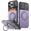Adecuada para el Apple 18 Pro Max, esta funda para teléfono cuenta con un soporte magnético giratorio y un diseño de ventana para una protección mejorada contra caídas.