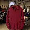 Sudadera con capucha lisa para hombre 2022, Otoño e Invierno, con forro polar, Sudadera lisa de moda para hombre