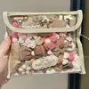 Pinza para el Cabello de Peluche Color Café para Niñas, Accesorios para Flecos Rebeldes en la Parte Delantera, No Daña el Cabello, Pinzas Pequeñas para Bebé