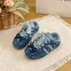 Novedad Otoño 2026 Zapatillas a la Moda con Lazo para Niñas, Estilo Coreano Princesa Suela Suave Zapatos de Entrenamiento Alemanes, Venta al por Mayor de Zapatos para Niños