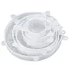 Paquete de 6 Tapas de Silicona para Conservación Reutilizables Duraderas Tapa para Lata Tapa para Bowl de Refrigerador Microondas Horno Accesorios de Cocina
