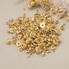 Cuentas Espaciadoras de Color Conservante Chapadas en Oro Cobre Cuentas de Sandía Espaciadoras con Cuentas Hechas a Mano Cuentas de Calabaza Accesorios para Joyería DIY Al Por Mayor