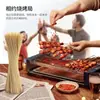 Fabricante de Brochetas de Bambú para Barbacoa al por Mayor 100 Piezas de Brochetas Fritas Picantes Pollo Filete Brochetas de Cordero Personalizadas