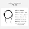 Cadena para Gafas Personalizada de 2 mm, para Colgar en el Cuello, Cuerda Anticaída para Gafas, Antiperdida de Gafas, Joyería Transfronteriza Europea y Americana, Accesorios de Cuerda de Cuero Coloridos