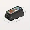 Bolsa Impermeável para Quadro Dianteiro de Bicicleta com Suporte para Celular com Tela Sensível ao Toque em TPU e Entrada para Fone de Ouvido, Compatível com Celulares de 6,5 polegadas, Acessórios para Ciclismo de Bicicleta de Estrada e Montanha