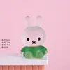 Adornos de Paisaje en Miniatura, Accesorios de Resina de Conejo Sentado, Piezas de Decoración Lindas Hechas a Mano para Bricolaje