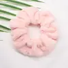 Anel de cabelo de pelúcia de intestino grosso grande outono e inverno coreano para meninas estilo simples ins jennie popular retrô francês cordão grosso para cabelo
