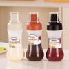 Botella exprimible para salsa Botella para condimento Bento para consumo de aceite de condimento Escala de cinco orificios Aderezo para ensalada Salsa de tomate Botella fácil de exprimir Botella para condimento de cocina