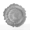 Plato de Vidrio con Forma de Copo de Nieve Estilo Europeo Charola para Restaurante Fiesta Banquete de Bodas Restaurante Occidental Decoración de Alta Gama